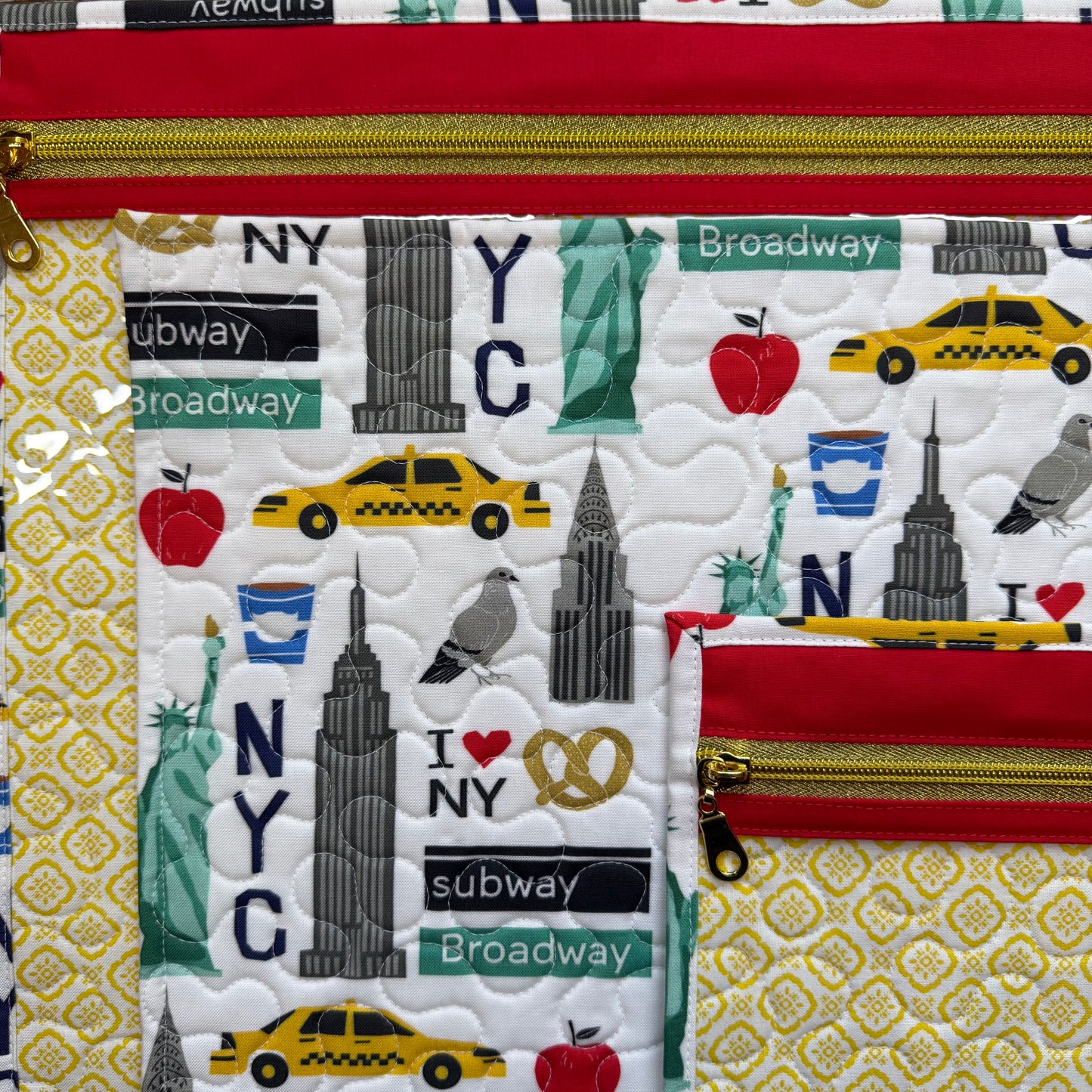 NYC New York Yellow Lining Project Bag