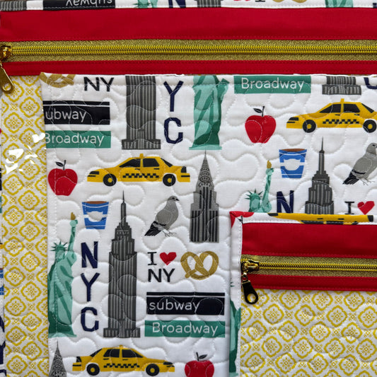 NYC New York Yellow Lining Project Bag