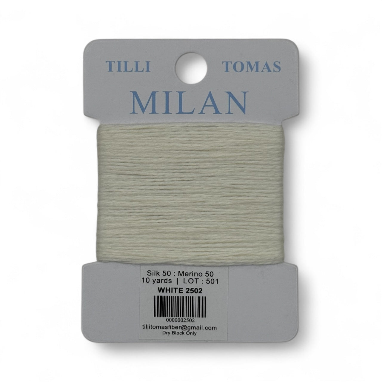 Milan Card 2502 White 10 YD