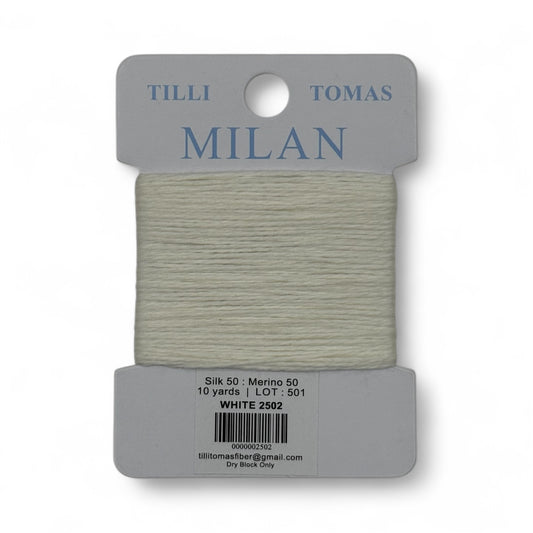 Milan Card 2502 White 10 YD