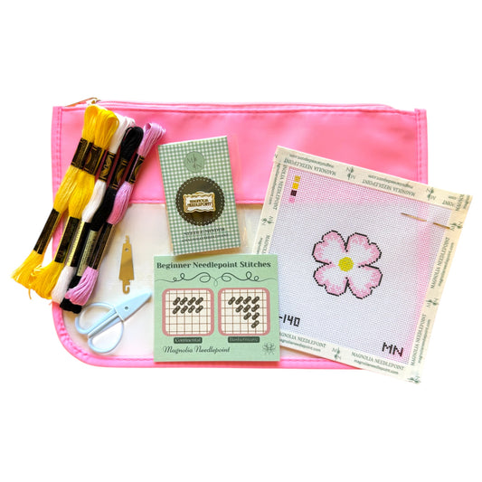 Dogwood Flower Needlepoint Kit