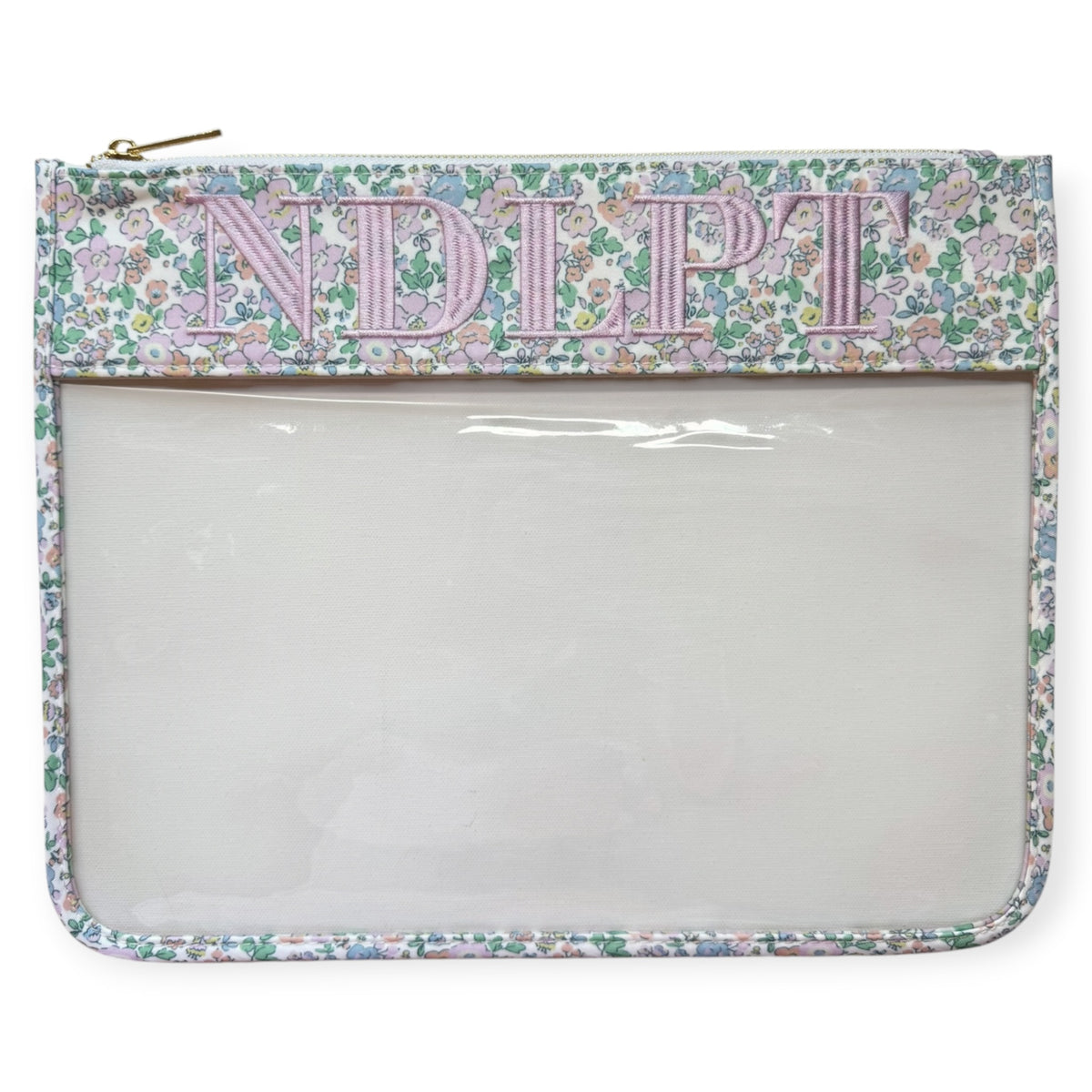NDLPT Purple Pastels Floral Project Bag
