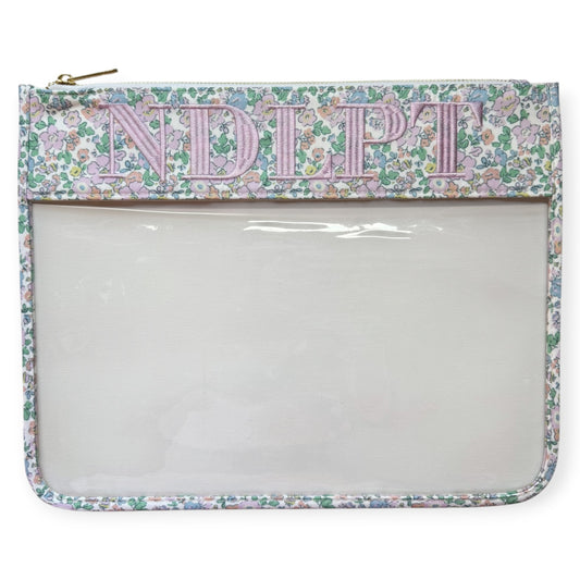 NDLPT Purple Pastels Floral Project Bag