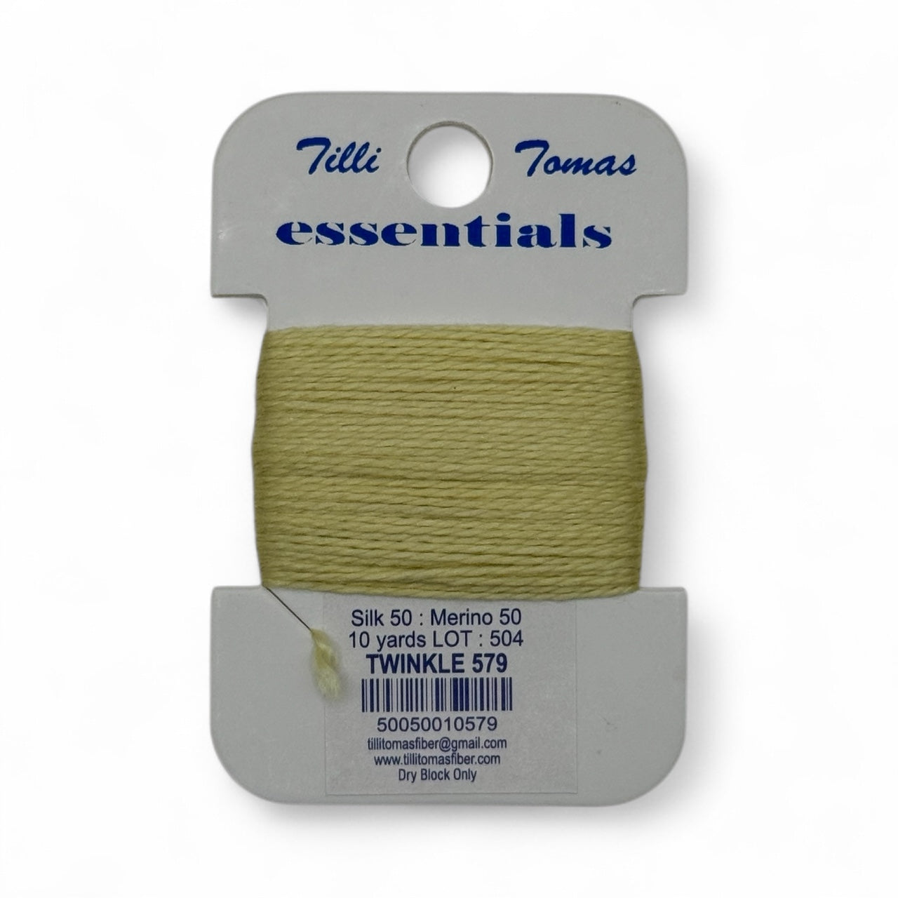 Essentials Card 579 Twinkle Yellow 10 YD