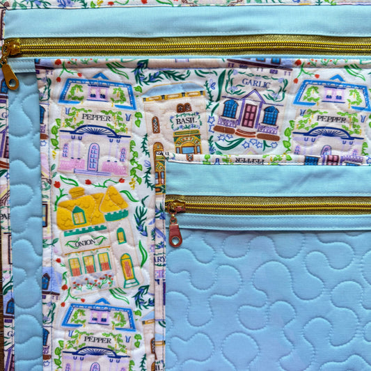 Spice Village Houses (Blue Lining) Project Bag