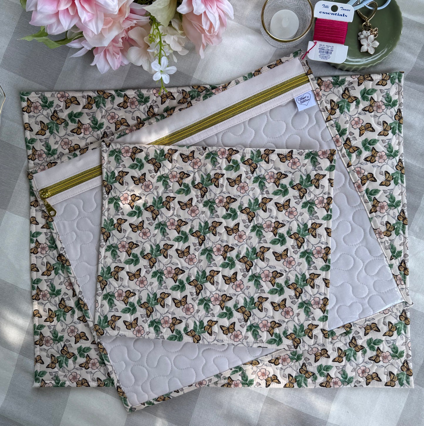 Butterfly Meadows Project Bag