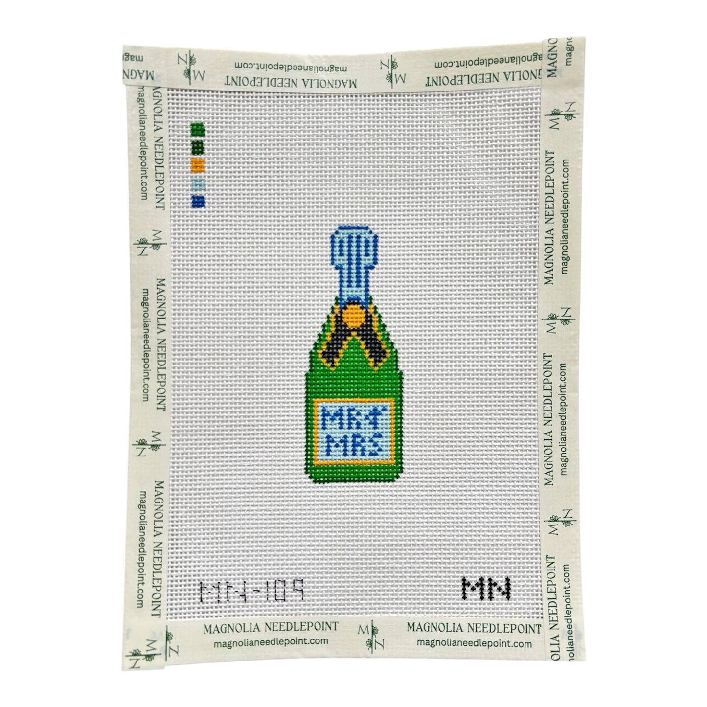 Preorder - Mr & Mrs Mini Champagne Bottle Blue Label