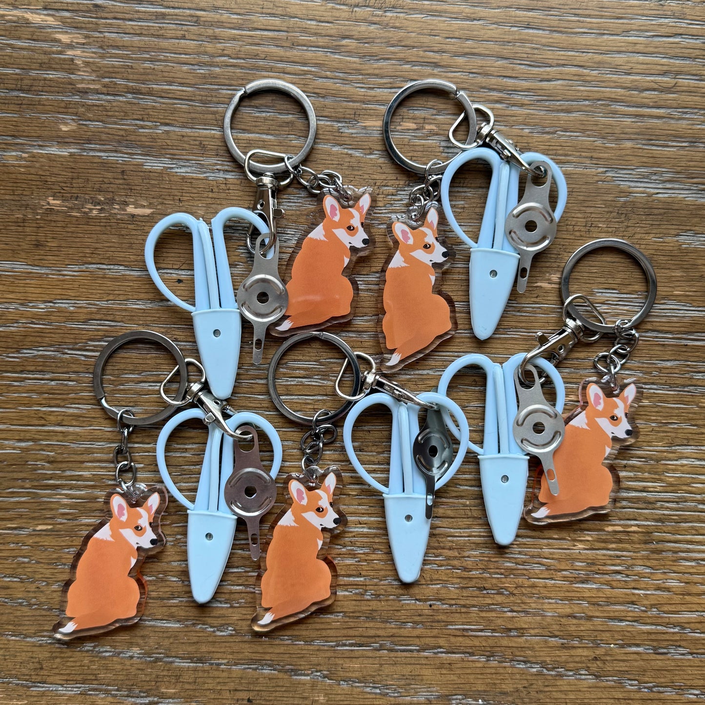 Corgi Red Notion Keychain