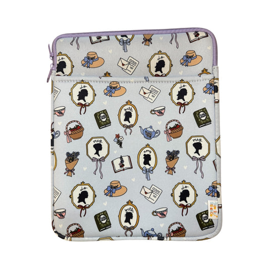 Little Women Motif Neoprene Top-Zip Project Bag