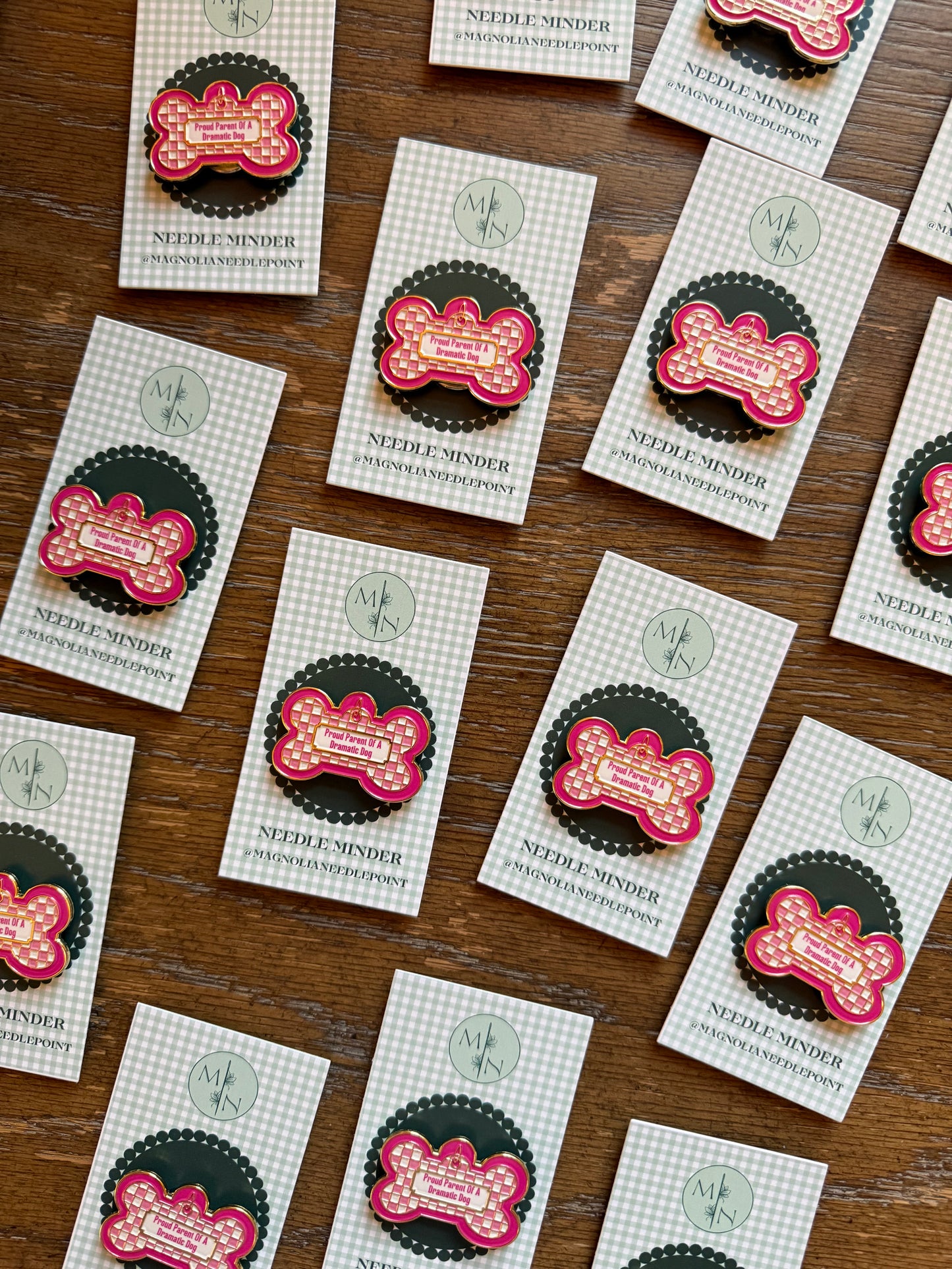 Dramatic Dog Needle Minder