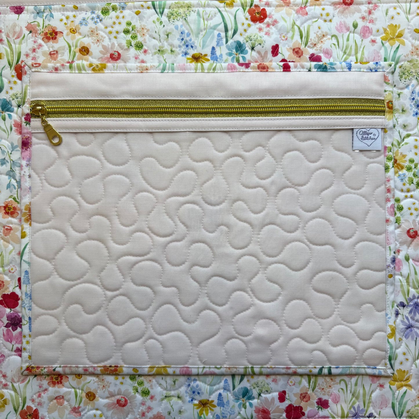 Watercolor Blooms Project Bag