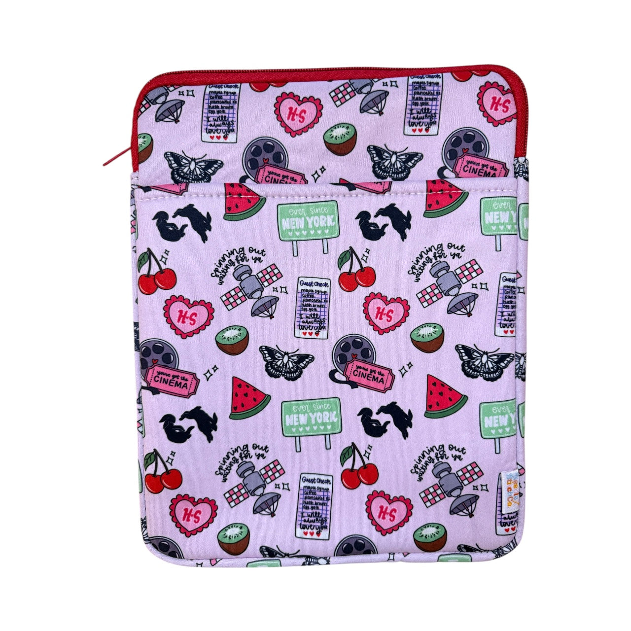 Harry Motif Neoprene Top-Zip Project Bag