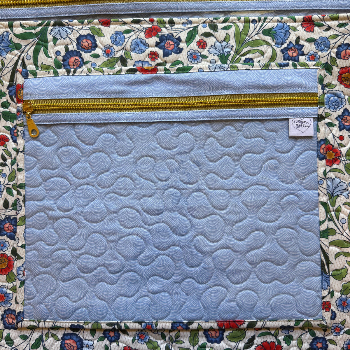 Blue Wave Carnation Project Bag