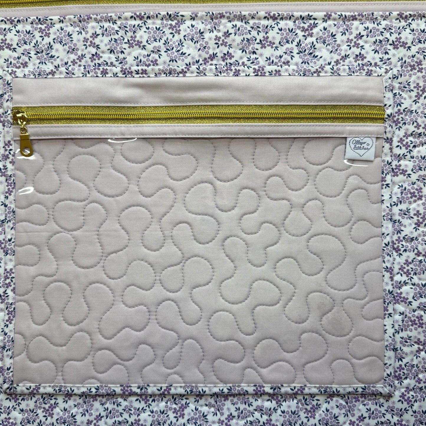 Ditsy Floral Lavender Project Bag