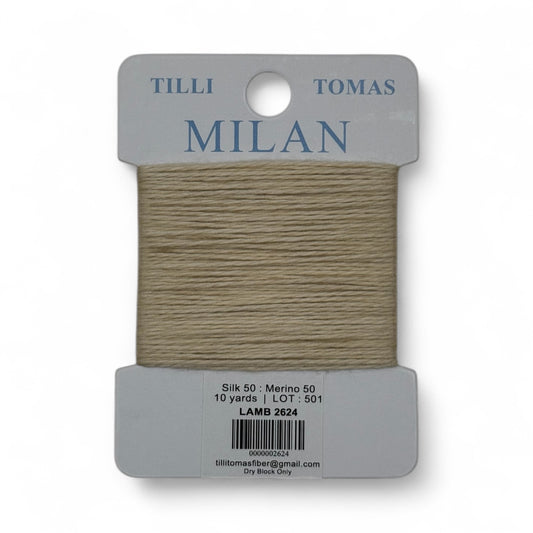 Milan Card 2624 Lamb Tan Brown 10 YD