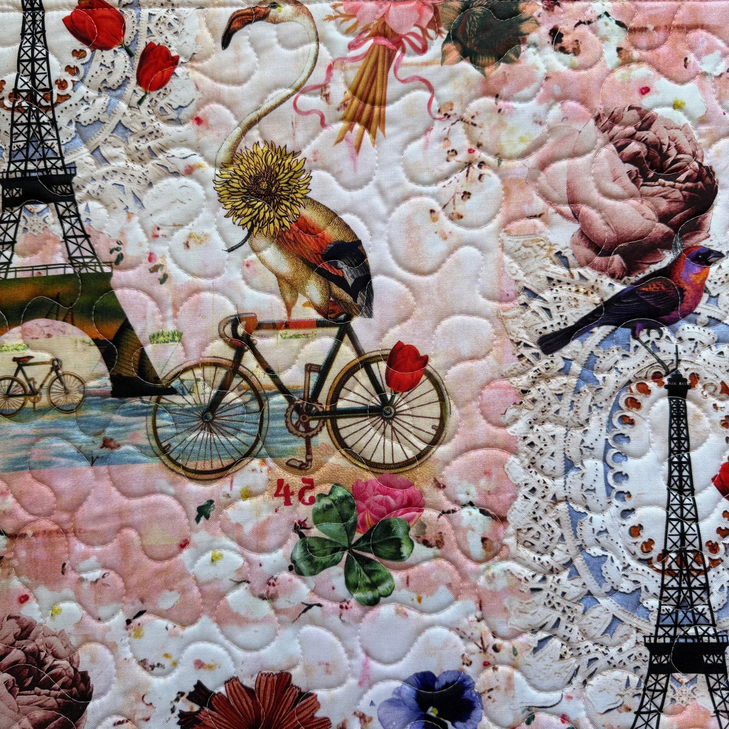 Vintage Paris Project Bag