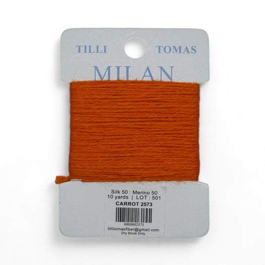Milan Card 2573 Carrot Orange 10 YD