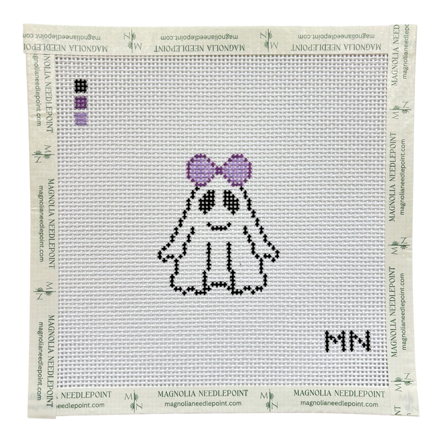 Preorder - Ghost with Purple Bow