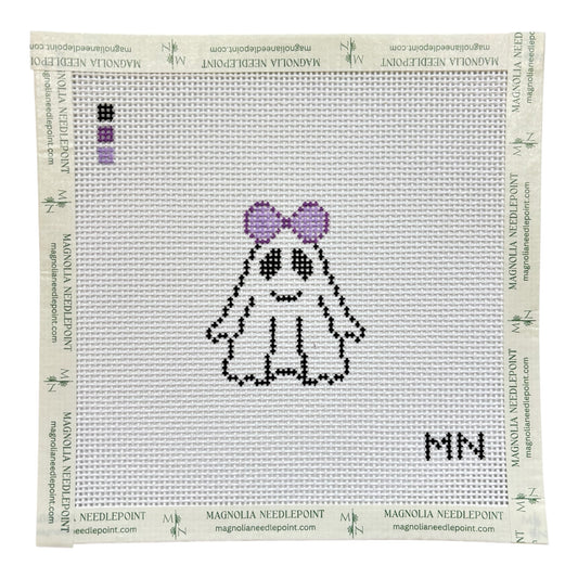 Ghost with Purple Bow