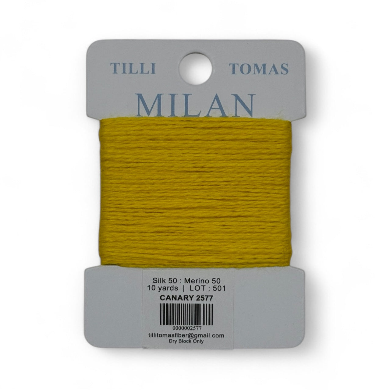 Milan Card 2577 Canary Yellow 10 YD