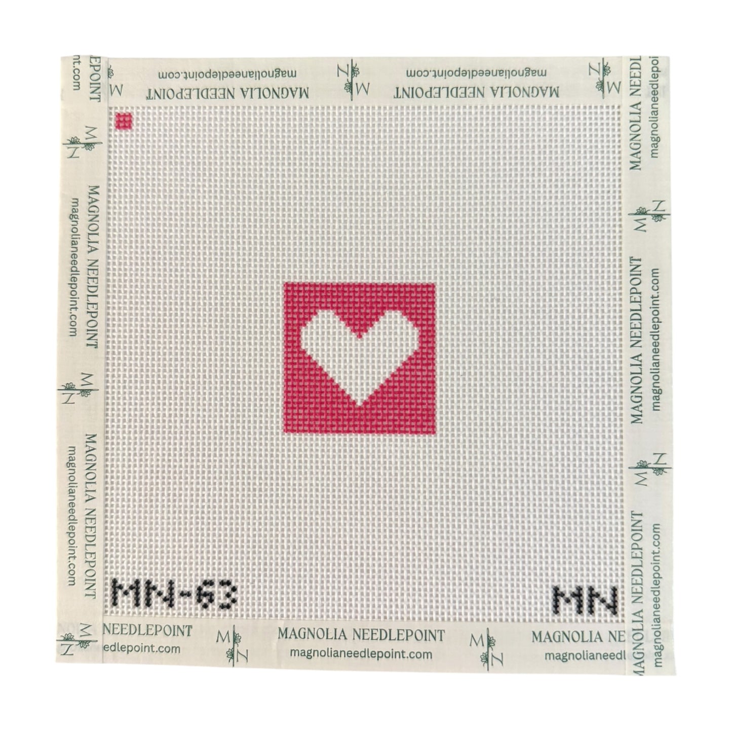 Pink & White Heart Mini