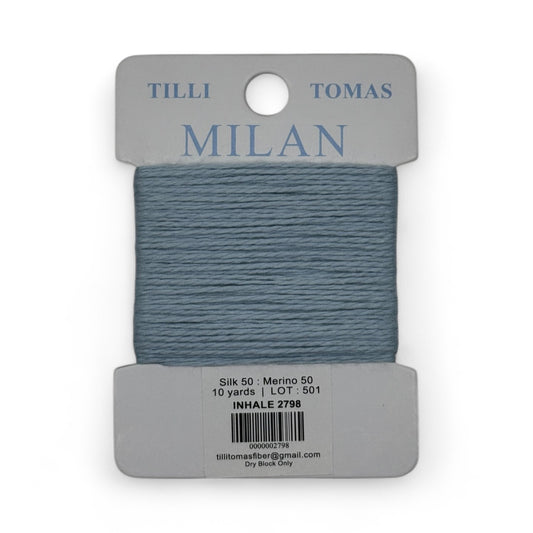 Milan Card 2798 Inhale Blue 10 YD