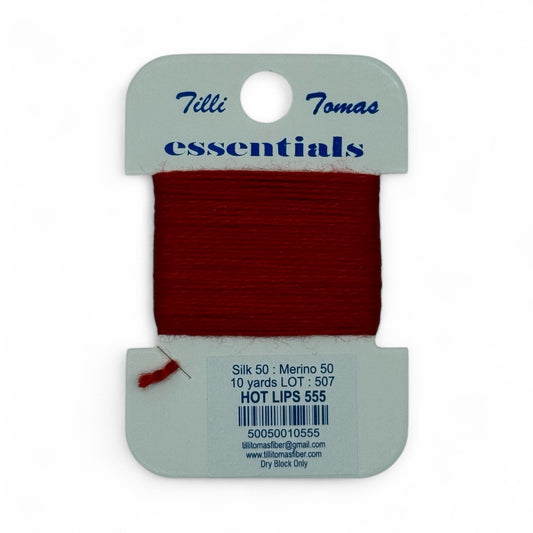 Essentials Card 555 Hotlips Red 10 YD