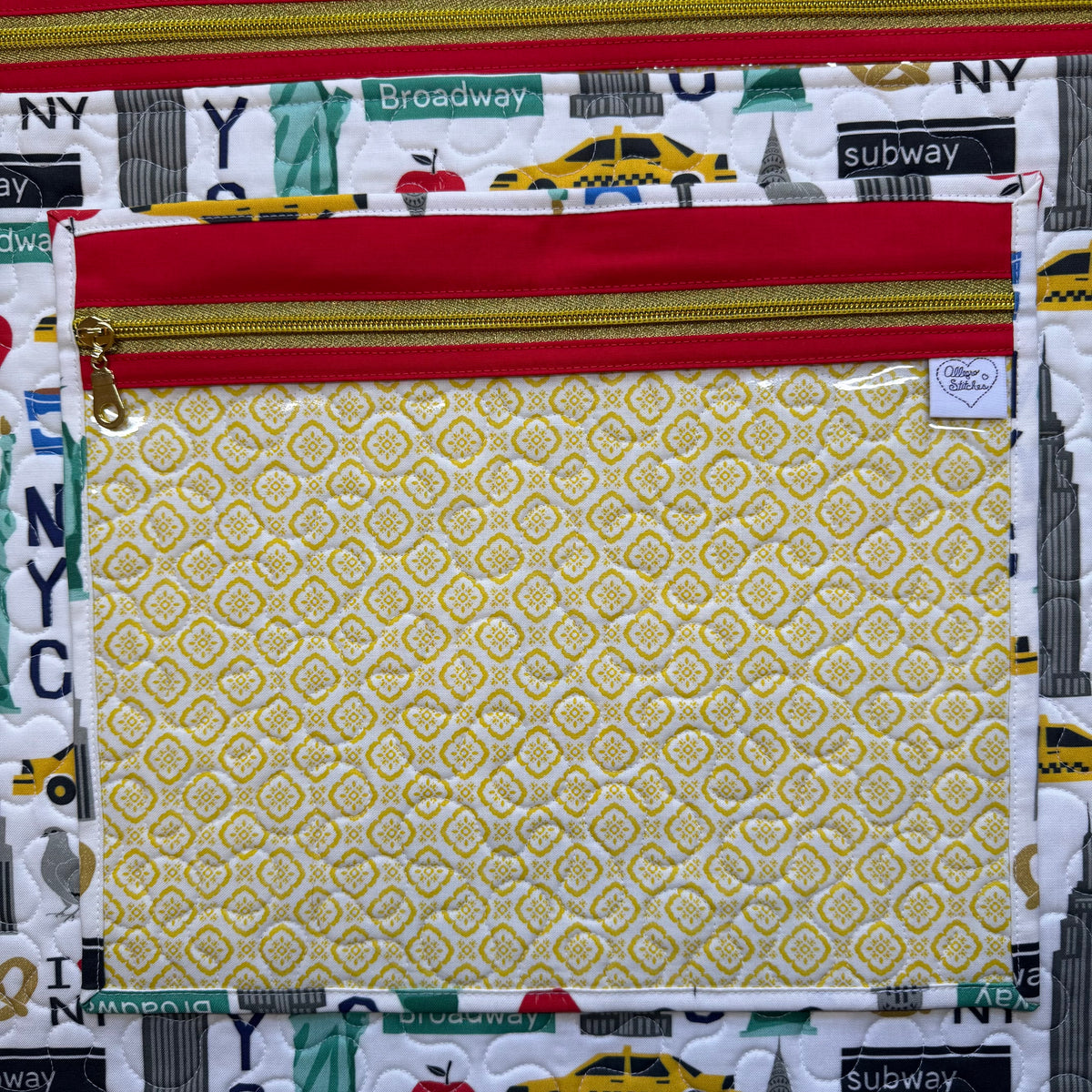 NYC New York Yellow Lining Project Bag