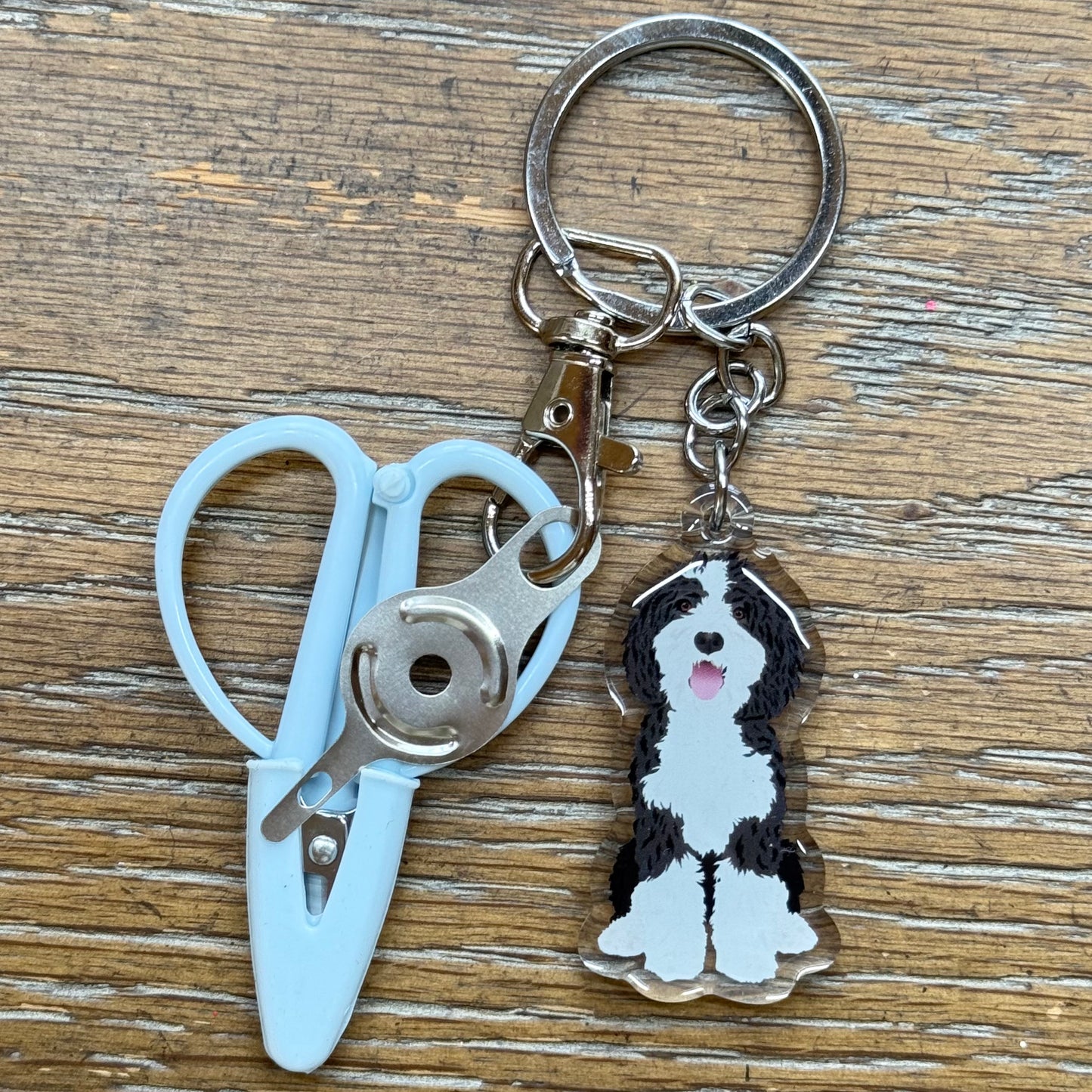 Shepadoodle Notion Keychain