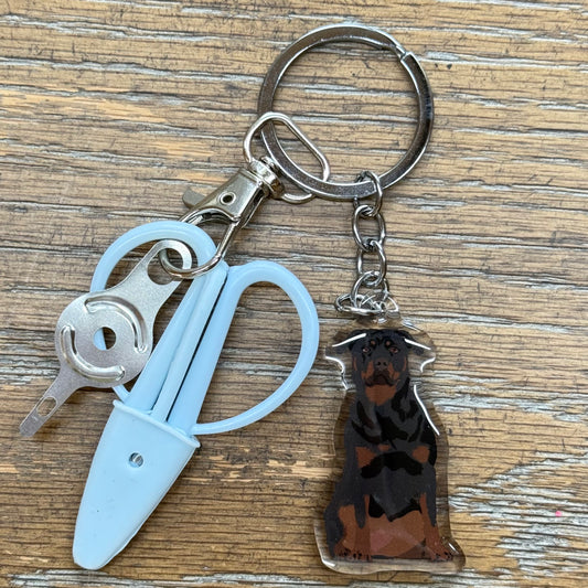 Rottweiler Notion Keychain