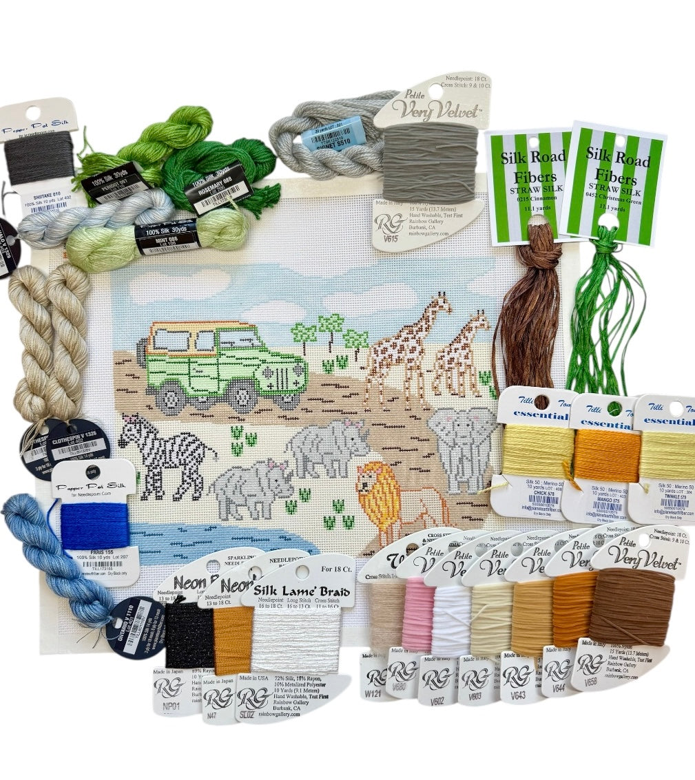 Safari Scene – Magnolia Needlepoint