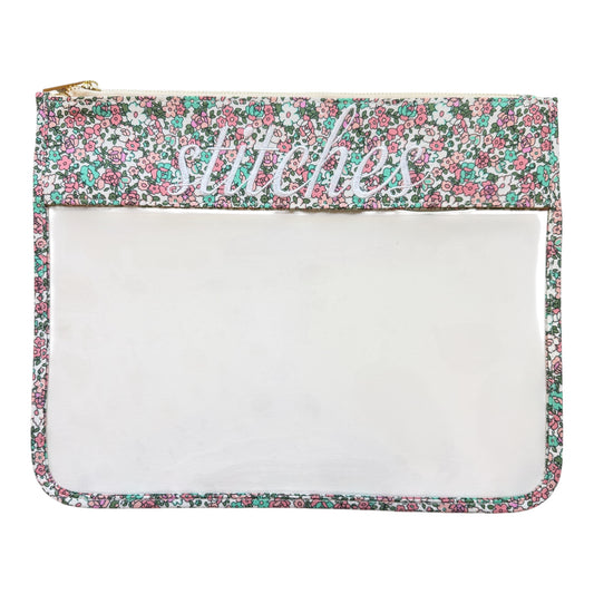 Stitches Multicolor Floral Project Bag