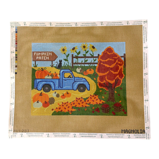 Pumpkin Patch Fall Scene