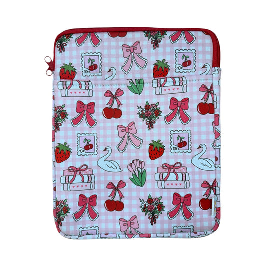 Coquette Motif Neoprene Top-Zip Project Bag