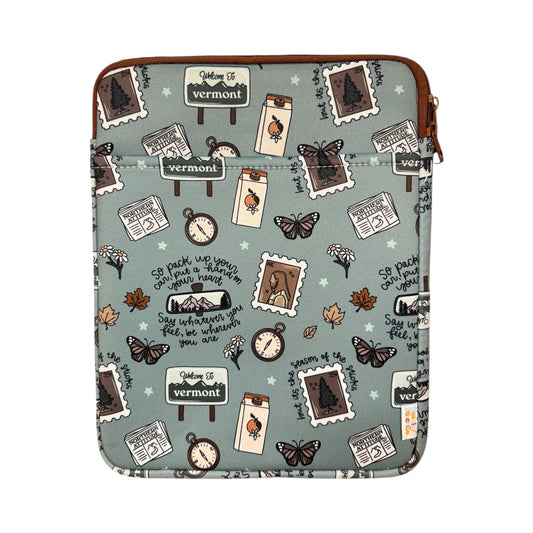 Noah Motif Neoprene Top-Zip Project Bag