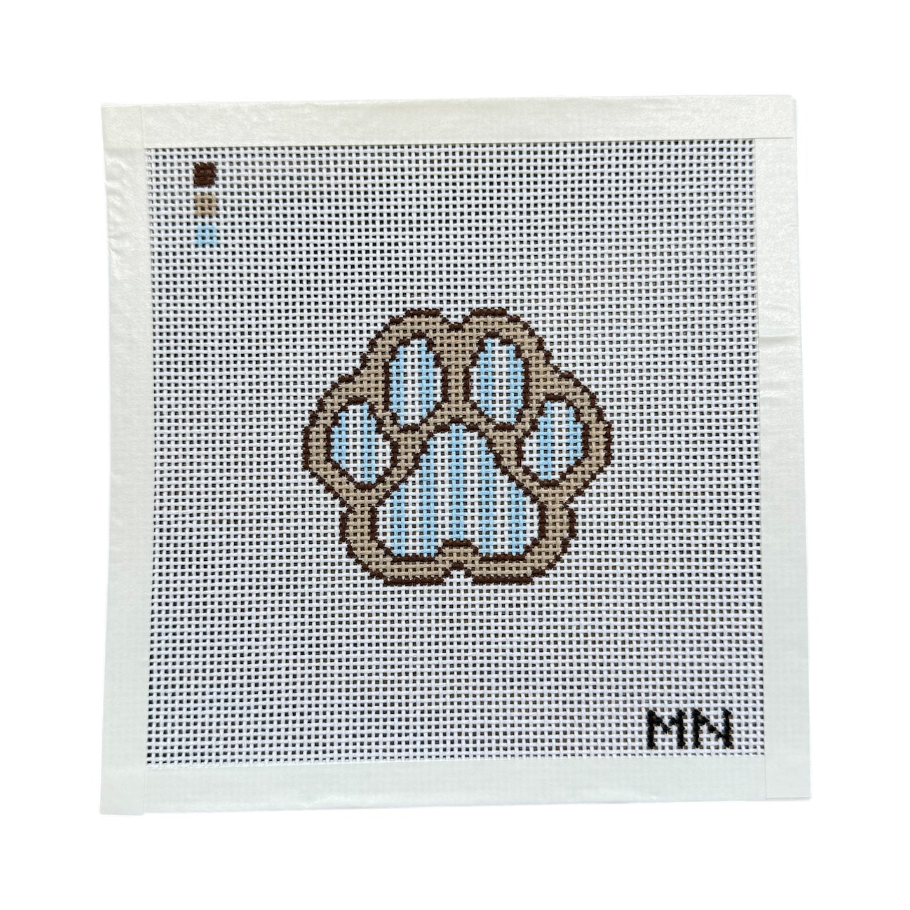 Preorder - Blue Stripe Paw Canvas