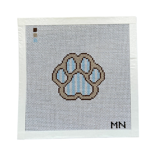 Preorder - Blue Stripe Paw Canvas