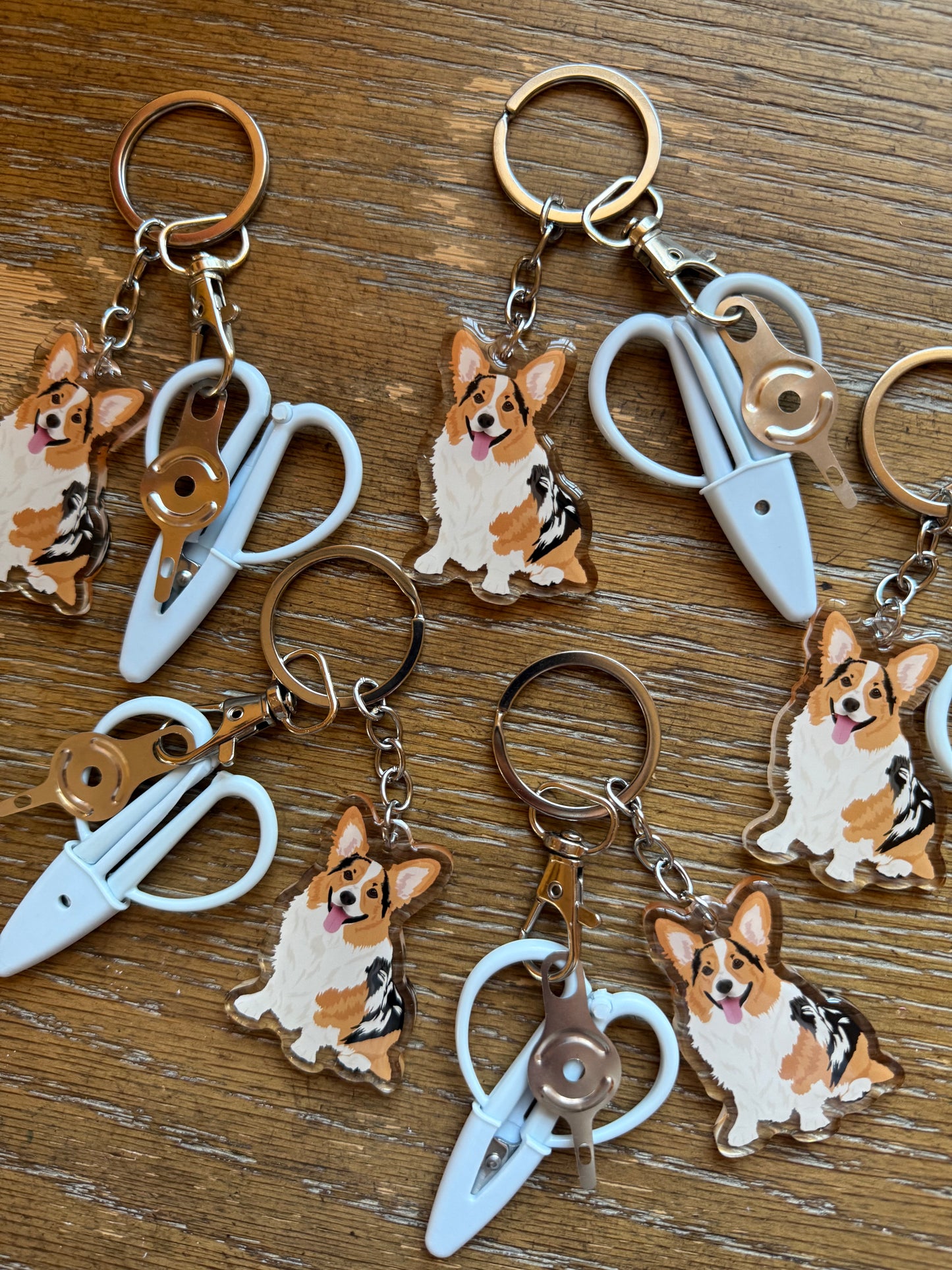 Corgi (Merle) Notion Keychain