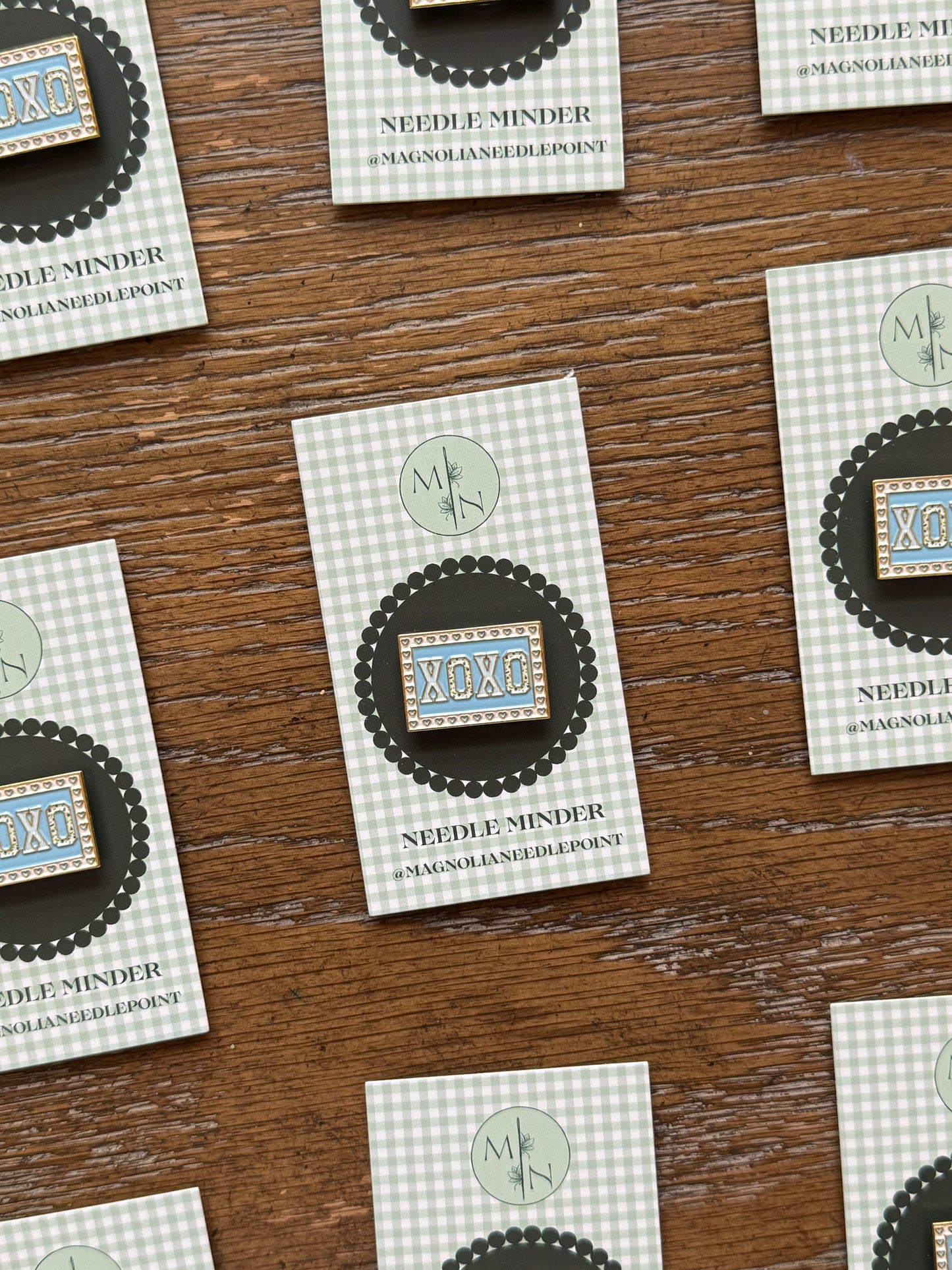 XOXO Blue Needle Minder