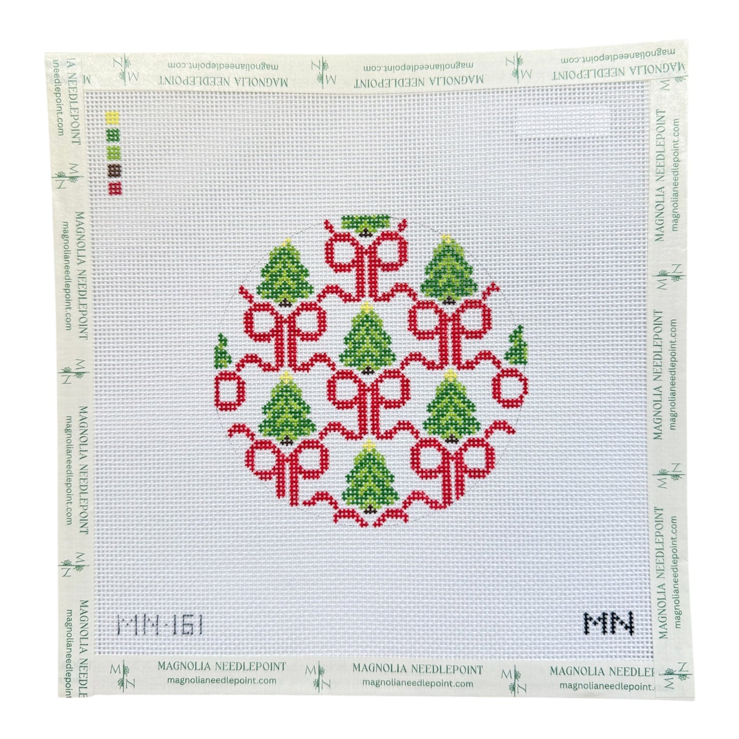 Preorder - Red Bows & Trees Ornament