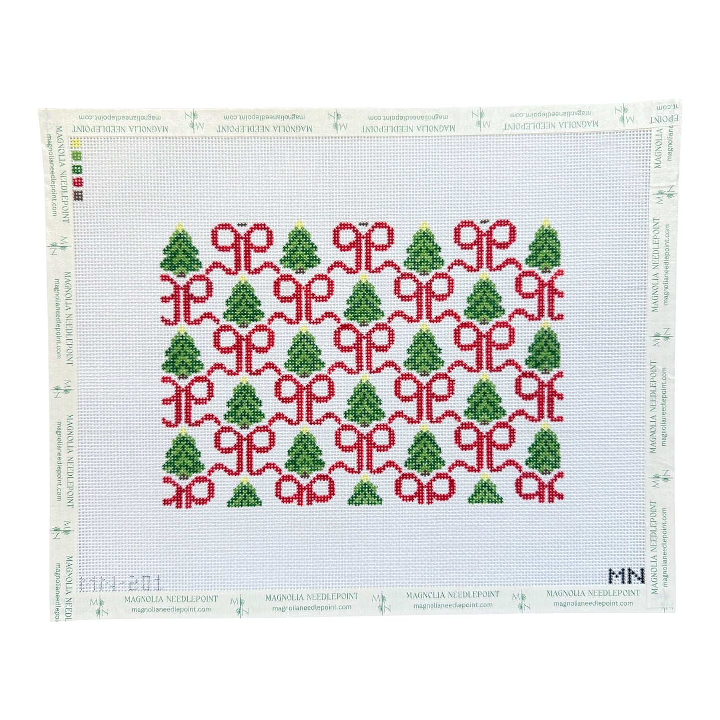 Red Bows & Trees Tray