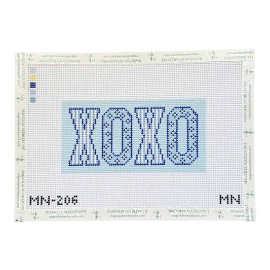XOXO Blue Block Letters Insert