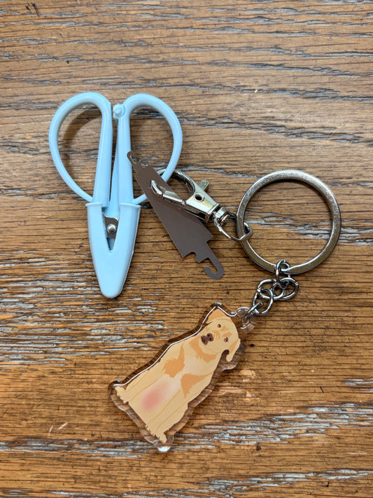 Yellow Lab Labrador Retriever Notion Keychain